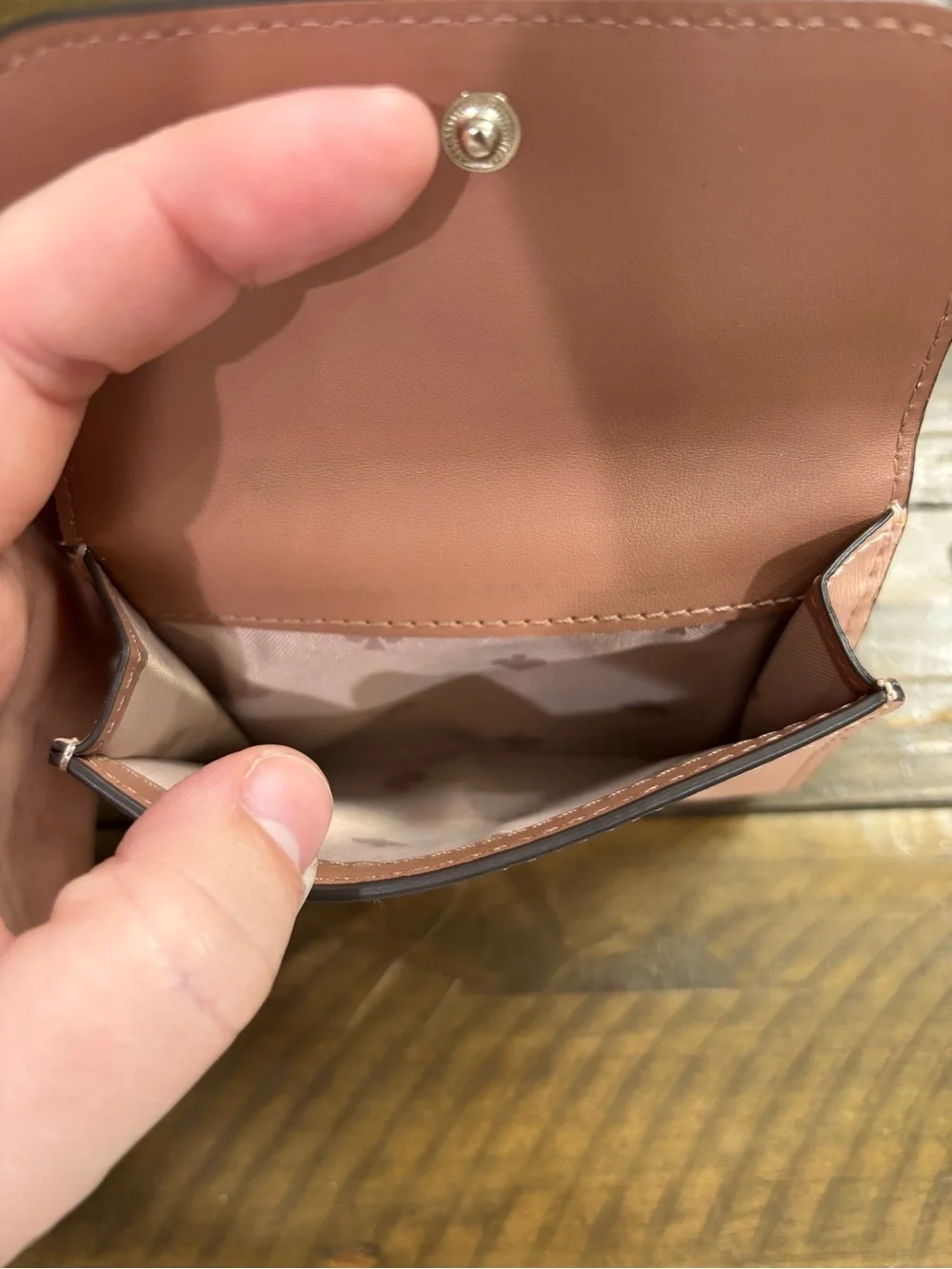 Kate Spade Blush Pink Small Trifold Wallet